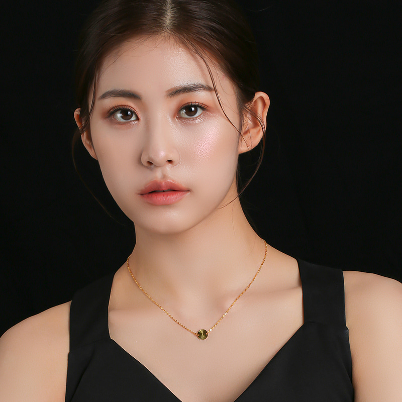 순금 심플 문 목걸이 3.75g