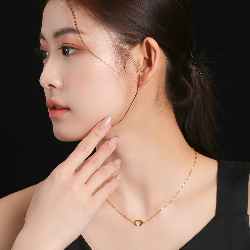 순금 심플 옥타 목걸이 3.75g