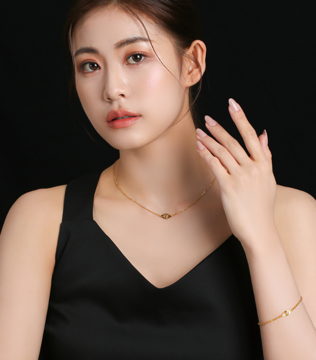 순금 심플 링크 목걸이 3.75g