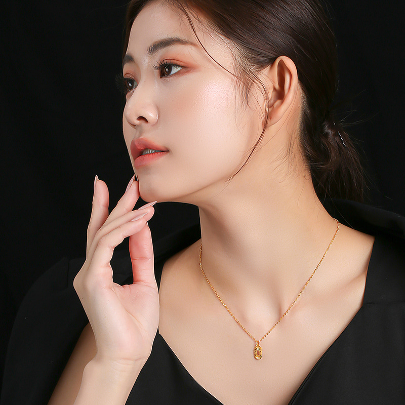 순금 옥타 레이어드 목걸이 3.75g