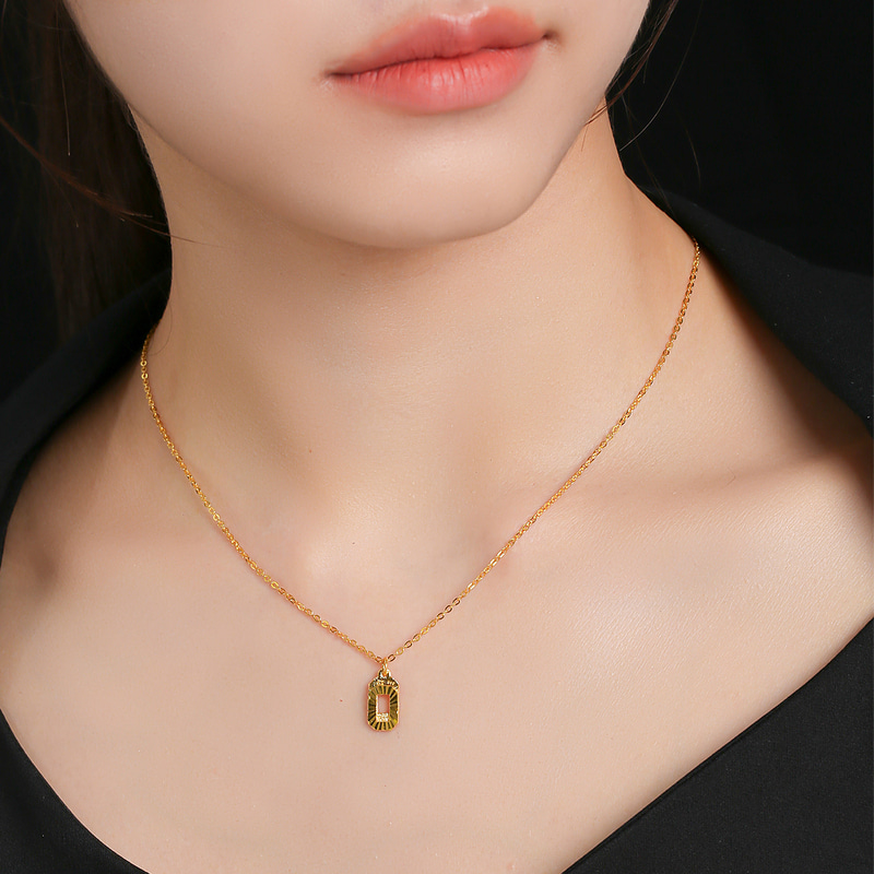순금 라이징 리프 목걸이 3.75g