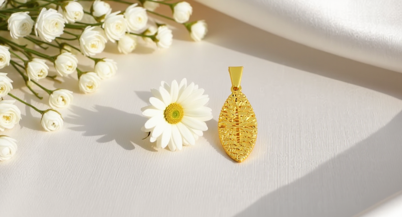 순금 샤인 리프 펜던트 3.75g