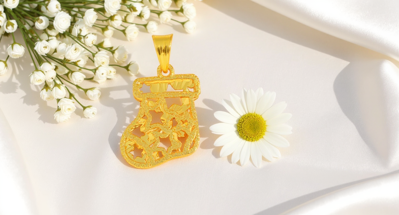 순금 크리스마스 양말 펜던트 3.75g