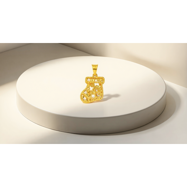 순금 크리스마스 양말 펜던트 3.75g