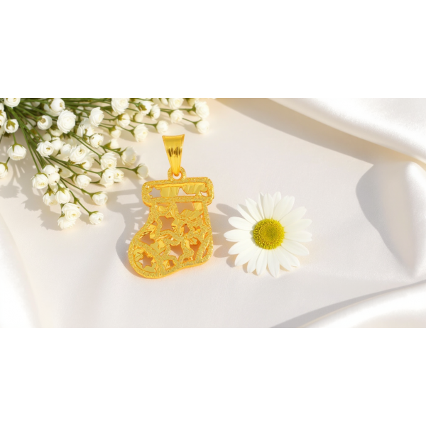 순금 크리스마스 양말 펜던트 3.75g