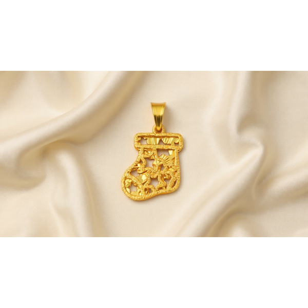 순금 크리스마스 양말 펜던트 3.75g