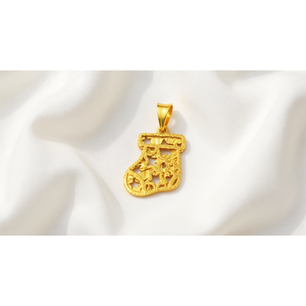 순금 크리스마스 양말 펜던트 3.75g