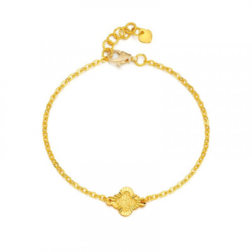 순금 팬시 클로버 팔찌 3.75g