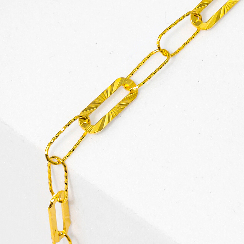 순금 2루프 선샤인 체인 팔찌 3.75g