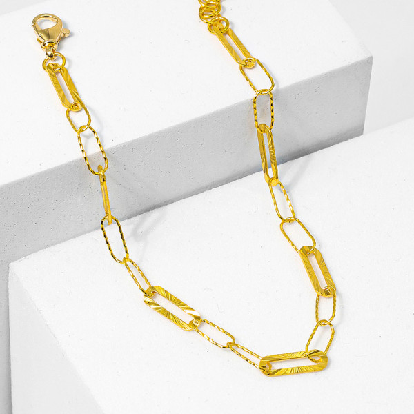 순금 2루프 선샤인 체인 팔찌 3.75g