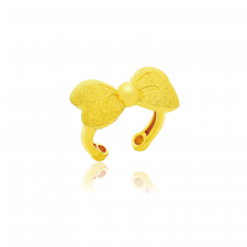 순금 리본 돌반지 3.75g