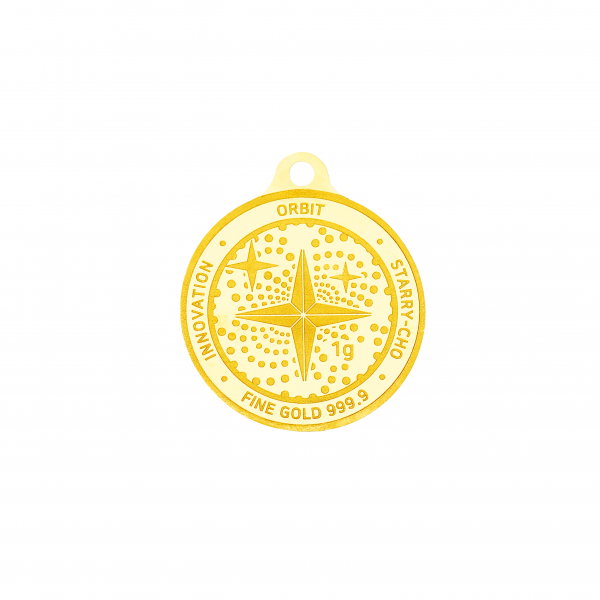 ORBIT GOLD COIN 1g