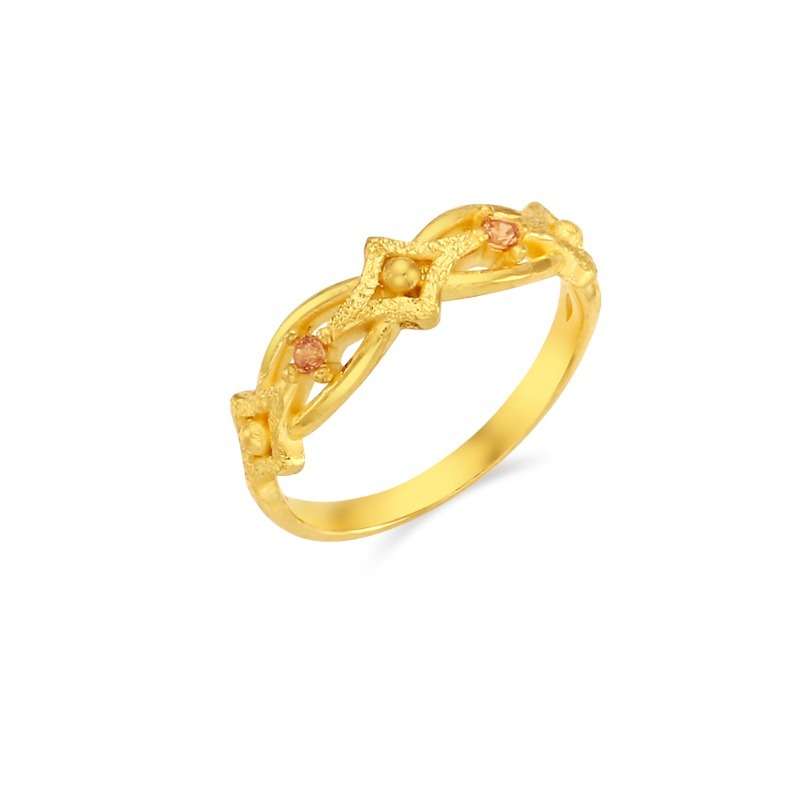 순금 다이아 잼 반지 3.75g