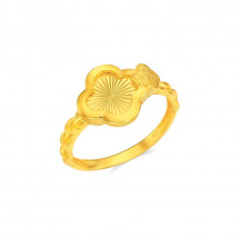 순금 더블클로버 반지 3.75g