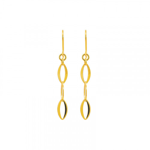 순금 포인트 후크 귀걸이 3.75g