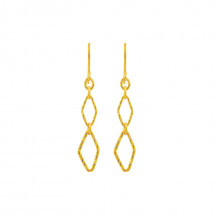 순금 다이아 체인 귀걸이 3.75g