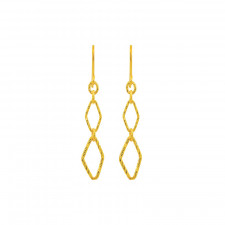 순금 다이아 체인 귀걸이 3.75g