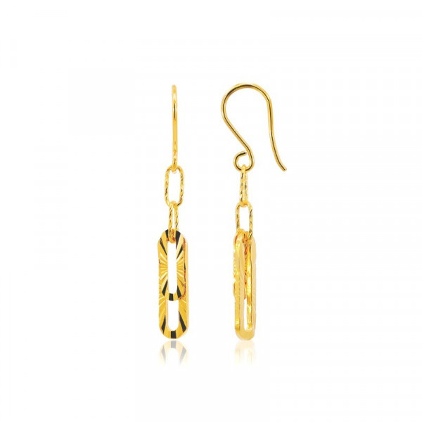 순금 루나 드롭귀걸이 3.75g