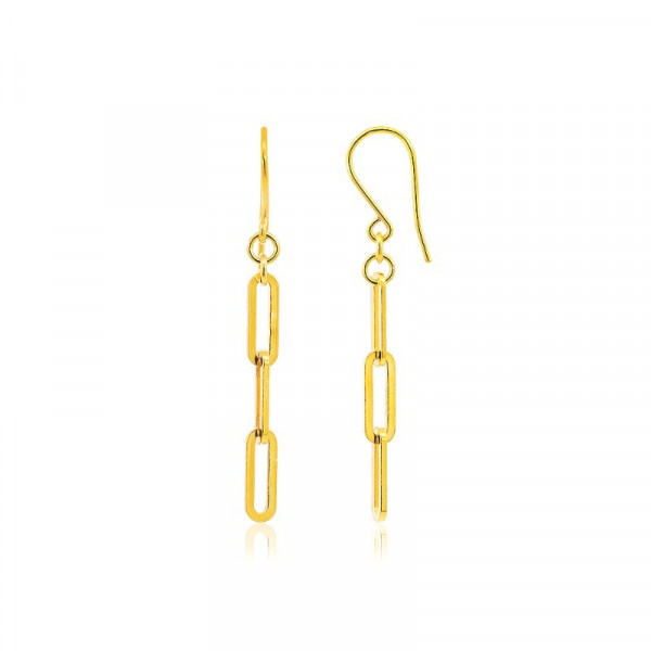 순금 클래식 체인 귀걸이 3.75g