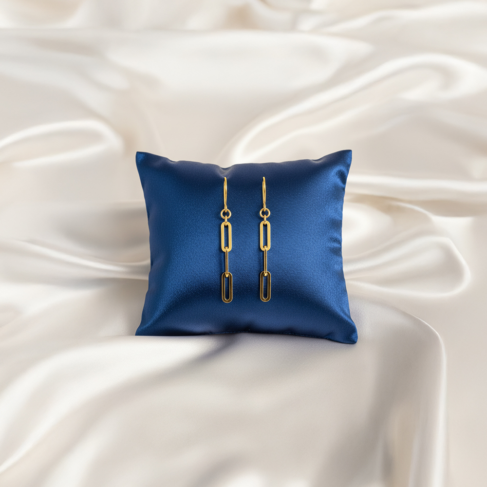 순금 클래식 체인 귀걸이 3.75g