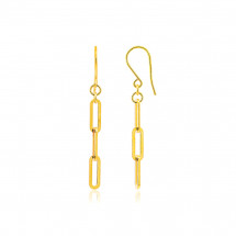 순금 클래식 체인 귀걸이 3.75g