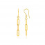 순금 클래식 체인 귀걸이 3.75g
