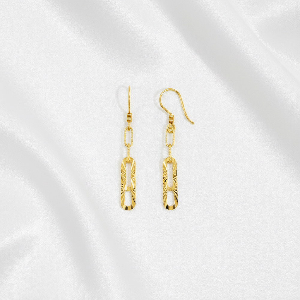 순금 루나 드롭 귀걸이 3.75g