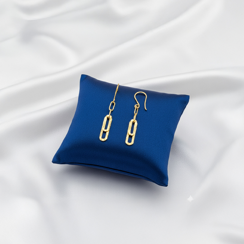 순금 루나 드롭 귀걸이 3.75g