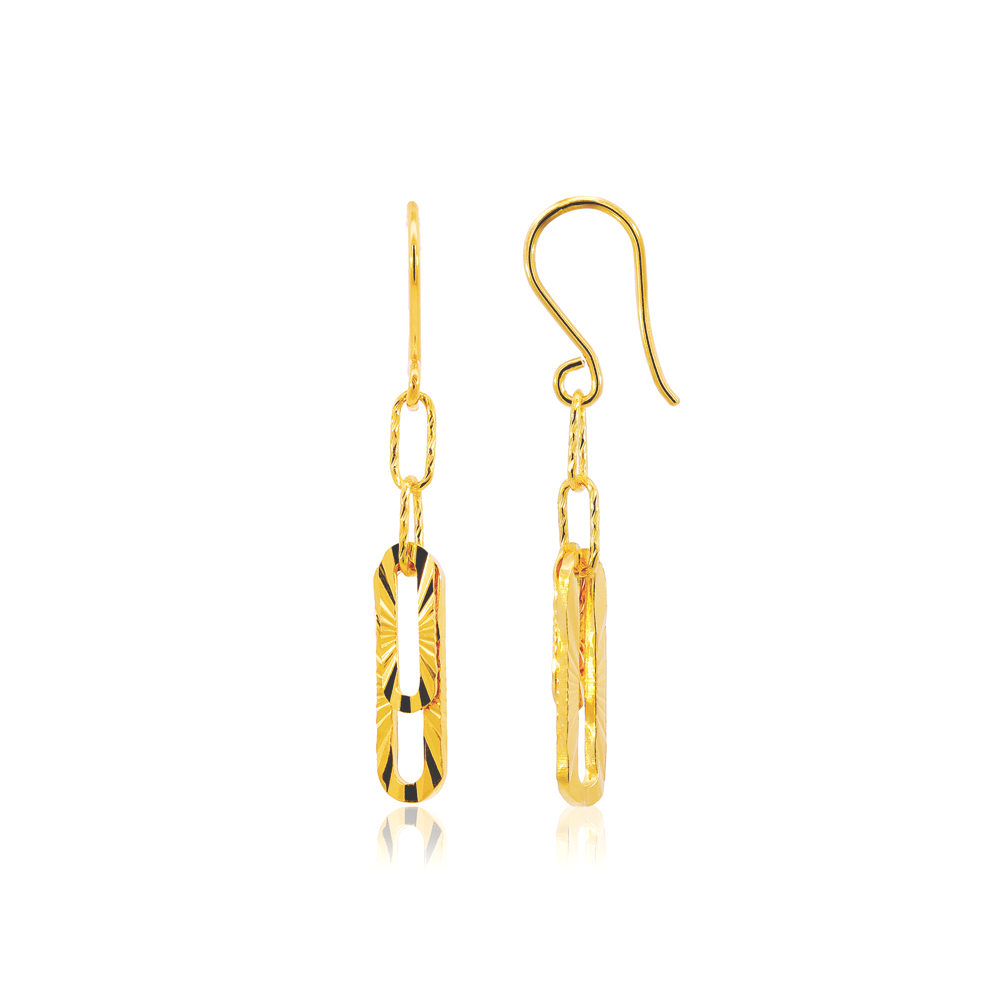 순금 루나 드롭 귀걸이 3.75g