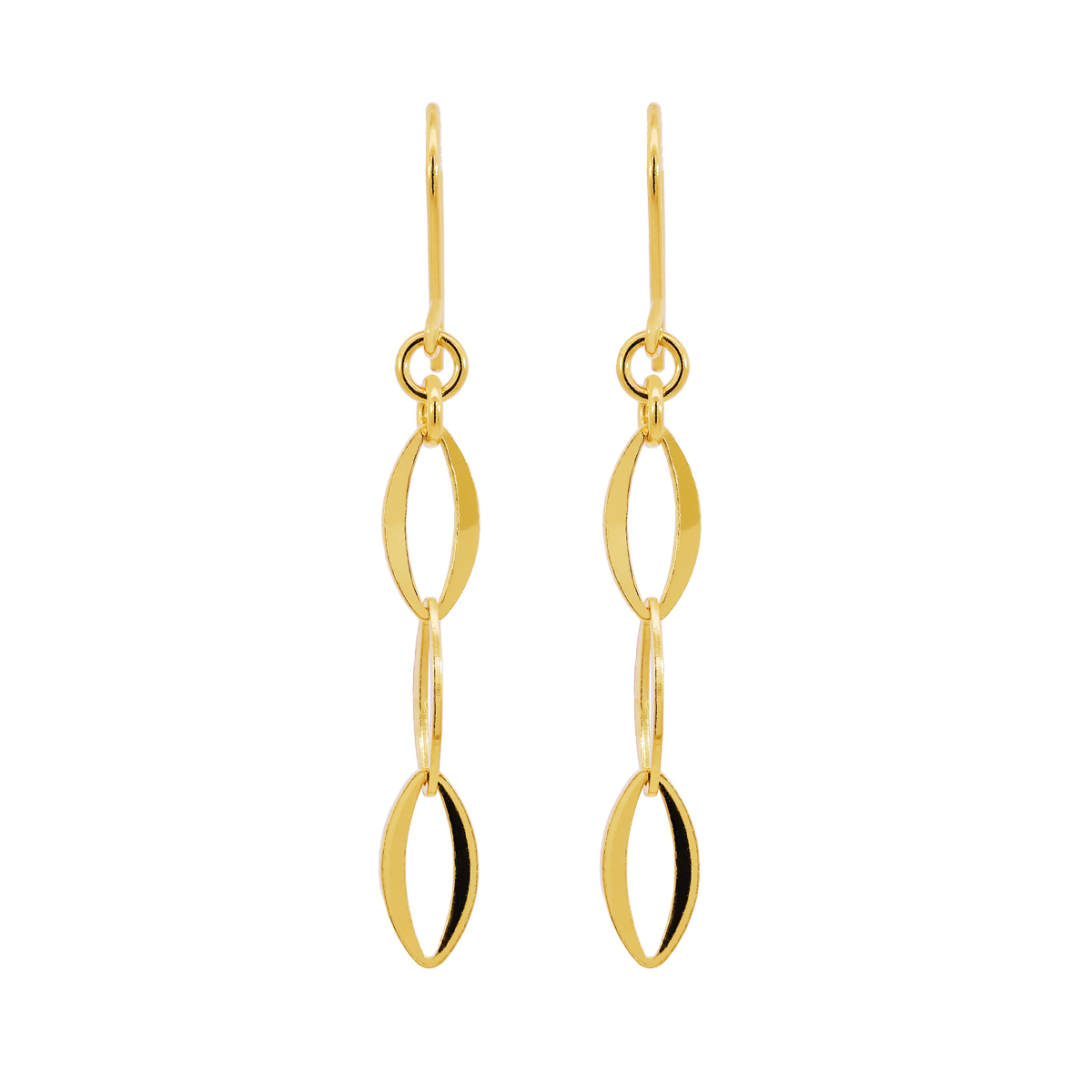 순금 포인트 후크 귀걸이 3.75g