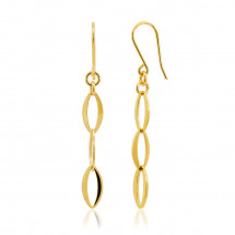 순금 포인트 후크 귀걸이 3.75g