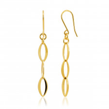 순금 포인트 후크 귀걸이 3.75g